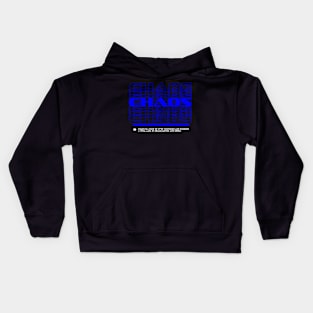 Chaos multi text minimalistic streetwear Kids Hoodie